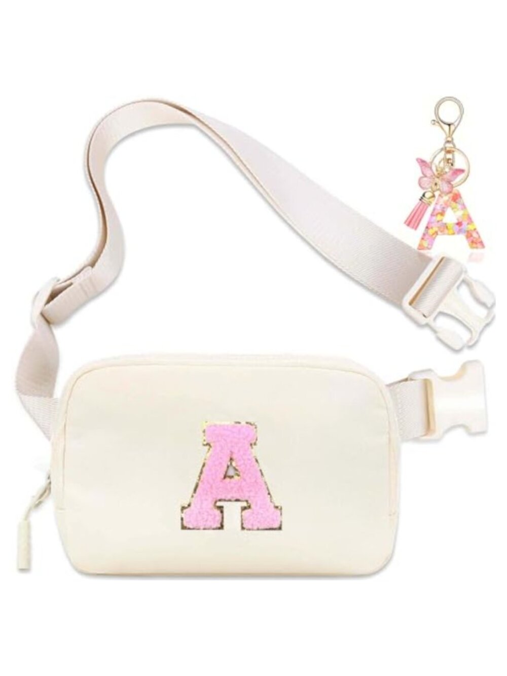 Nylon Crossbody Fanny Pack Waist Bag Adjustable Strap Travel Running